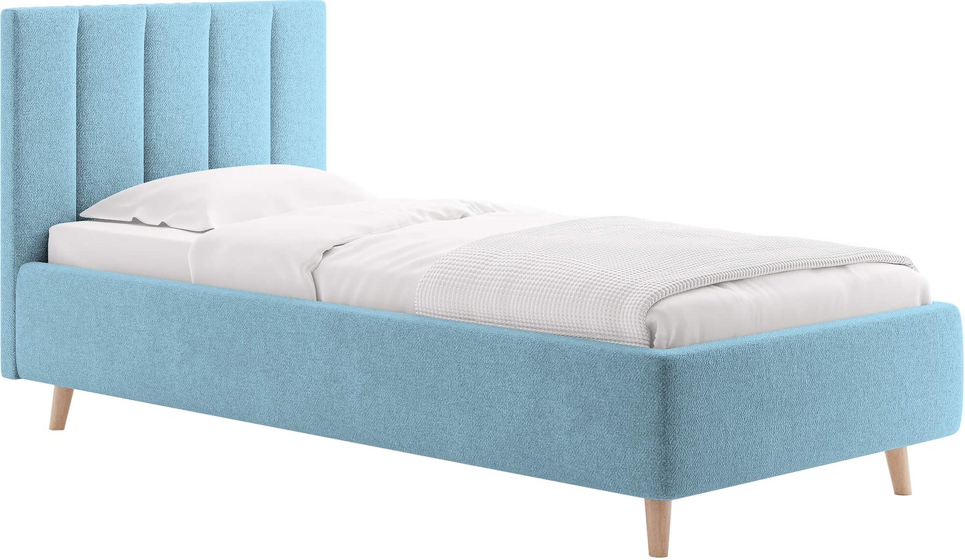 Кровать Сонум Alma 90x200 (рогожка голубой)