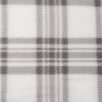 Плед Экономь и Я Клетка 9849869 (150x180, черный/белый)