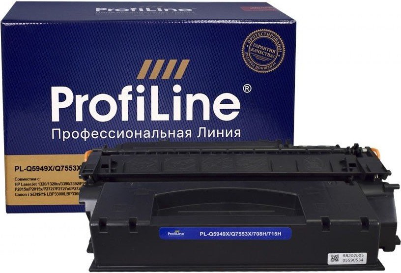 

Картридж ProfiLine PL-Q5949X/7553X/715H (аналог HP Q5949X/7553X/715H)