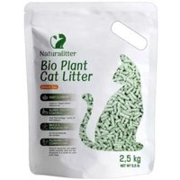 Наполнитель для туалета Naturalitter Bio Plant Cat Litter Зеленый чай 2.5кг