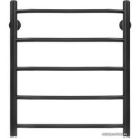 Полотенцесушитель Granula Трапеция 50х60 5 перекладин (нижнее подключение, черный матовый)