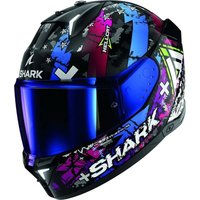 Мотошлем Shark Skwal i3 Hellcat (р. XL, черный/фиолетовый/белый)