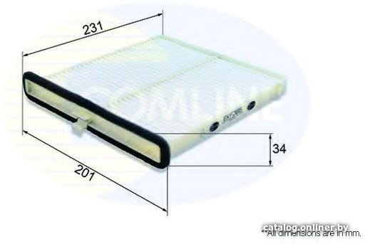 Салонный фильтр Comline EKF385