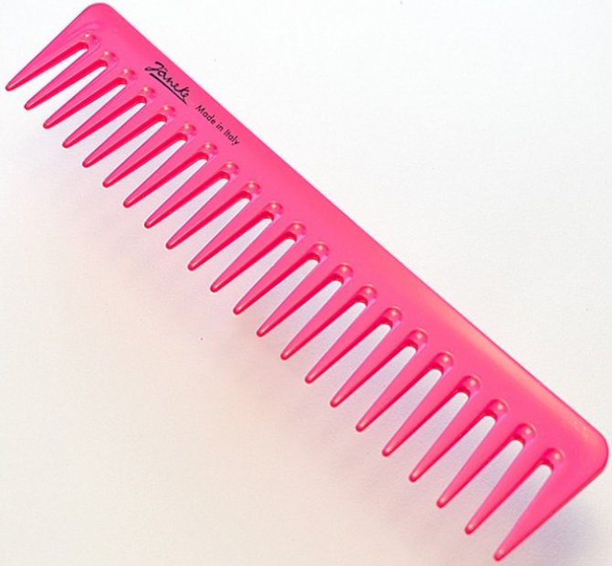 

Расческа гребень Janeke Supercomb Fluo 82871FFL (неоновая фуксия)
