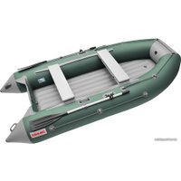 Моторная лодка Roger Boat Trofey 3500 (без киля, зеленый/серый)