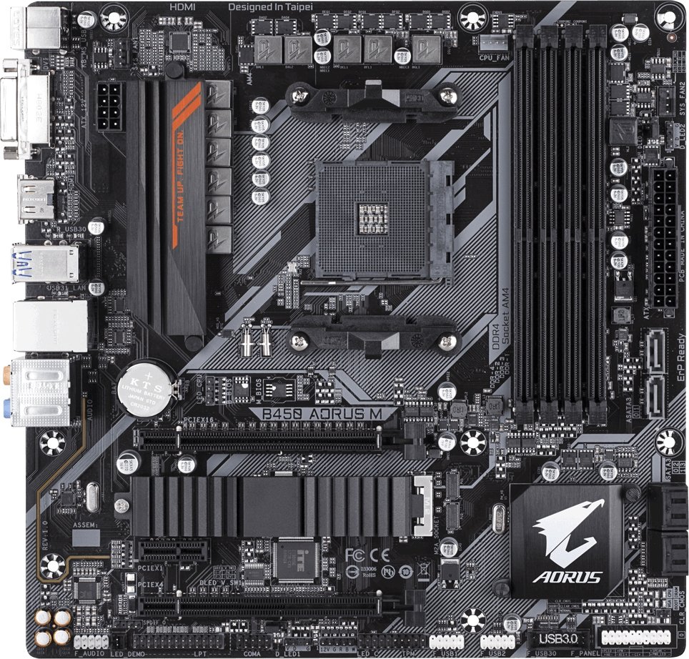 

Материнская плата Gigabyte B450 AORUS M (rev. 1.0)