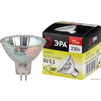 Галогенная лампа ЭРА GU5.3-JCDR (MR16) -75W-230V-CL C0027366