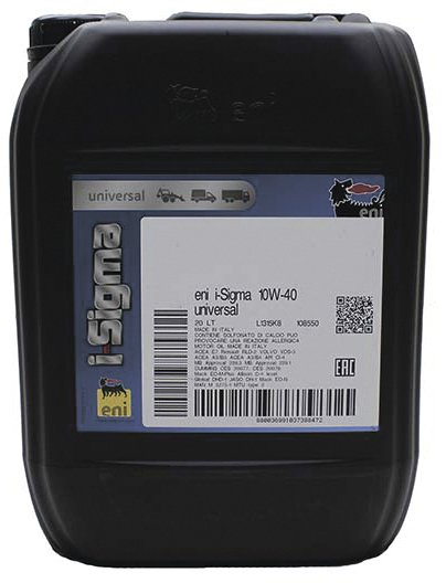 

Моторное масло Eni i-Sigma universal 10W-40 20л