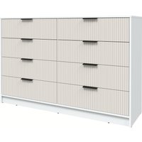 Комод Интерлиния Концепт Лайн КТ-К157 (белый платинум/кашемир)