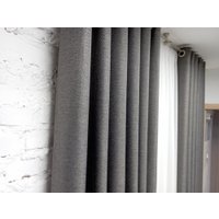 Штора Модный текстиль 03L1 112MT391019 (260x150, темно-серый)