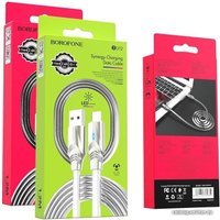 Кабель Borofone BU12 Micro USB (серебристый)