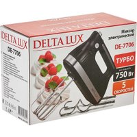 Миксер Delta Lux DE-7706 (черный)