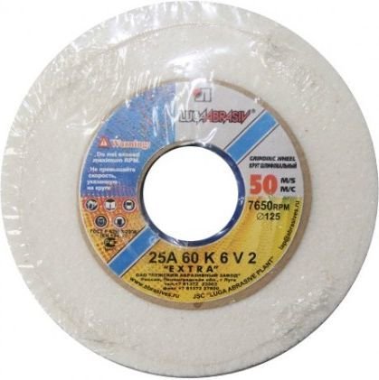 

Шлифовальный круг LugaAbrasiv 200х20х32 25A 90 K-L 6 V 50