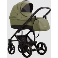 Универсальная коляска BEBETTO Magnum Prima (2 в 1, 05/зеленая кожа)
