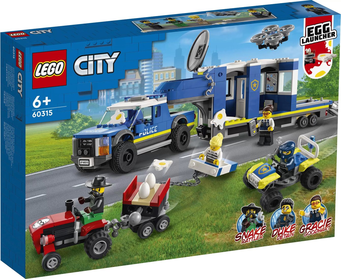 

Конструктор LEGO City 60315 Полицейский мобильный командный трейлер