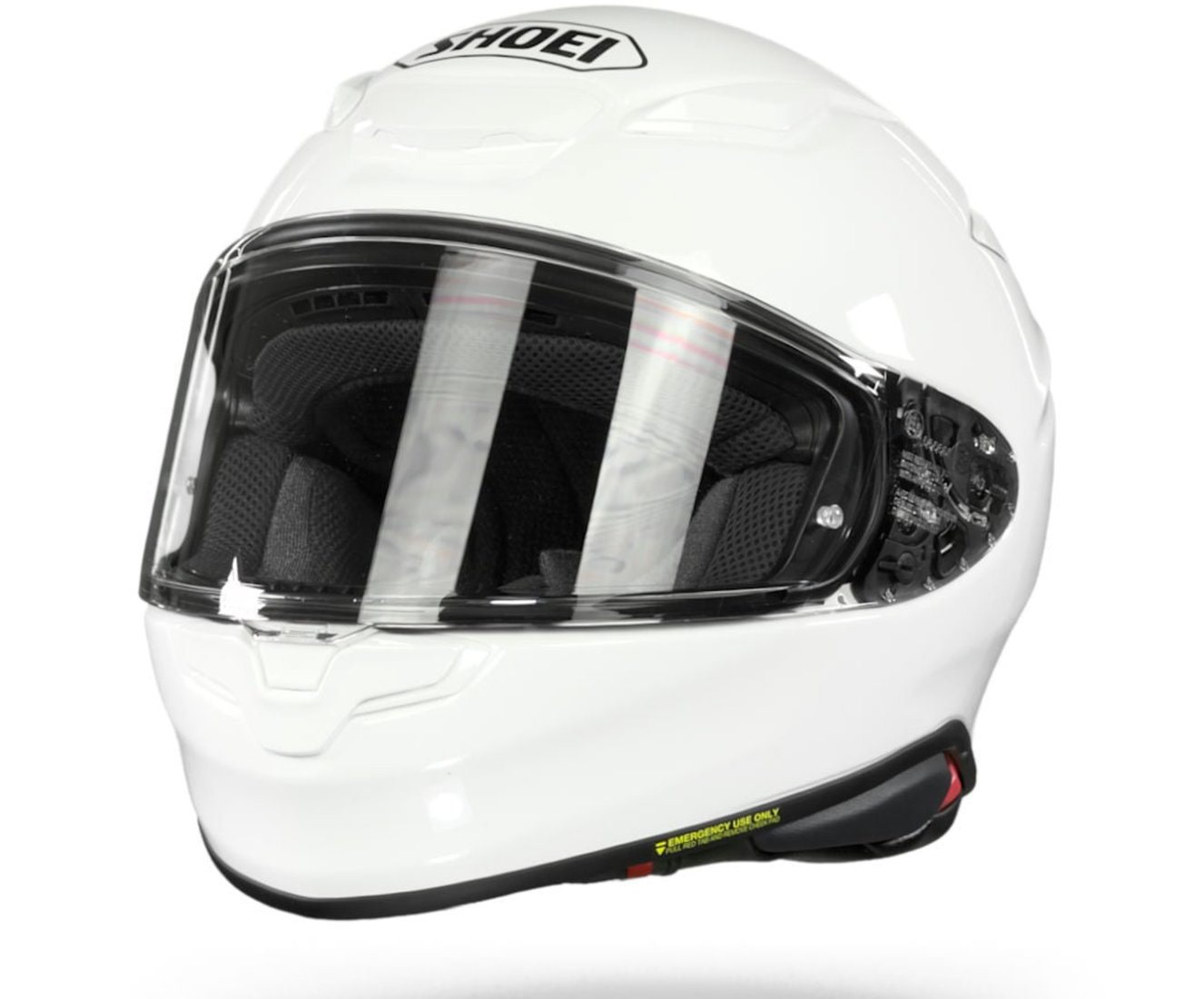 

Мотошлем Shoei NXR 2 Plain (XL, белый глянцевый)