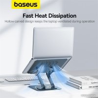 Подставка Baseus UltraStable Pro Series Rotatable and Foldable Laptop Stand (3-Hinge Version)