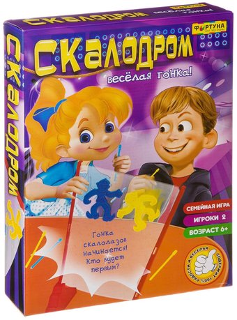 Детская настольная игра Игра Фортуны Скалодром. Веселая гонка Ф86078