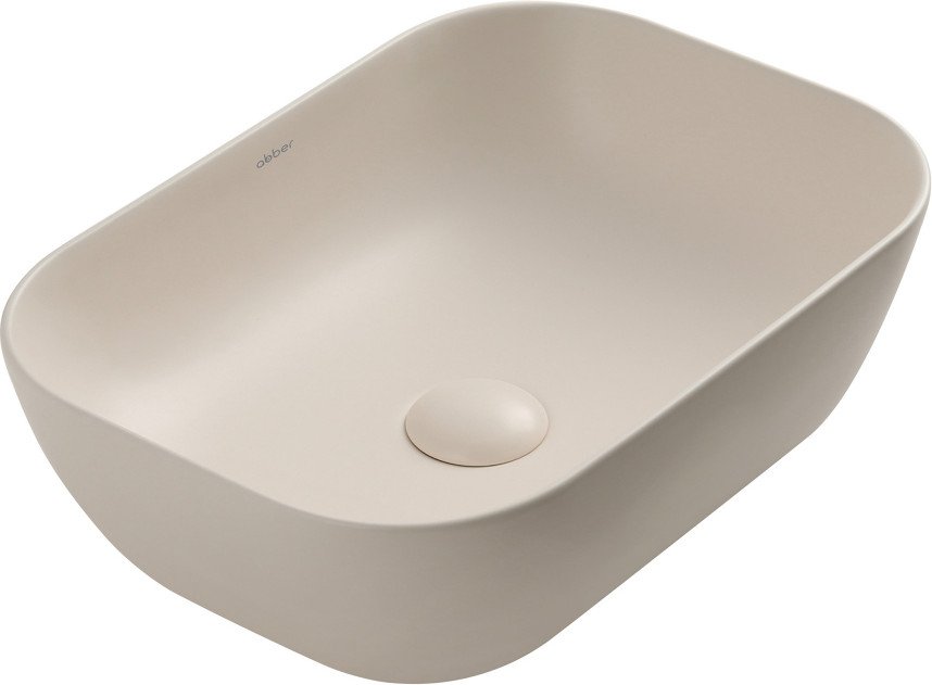 

Умывальник Abber Rechteck AC2200MBE (светло-бежевый матовый)