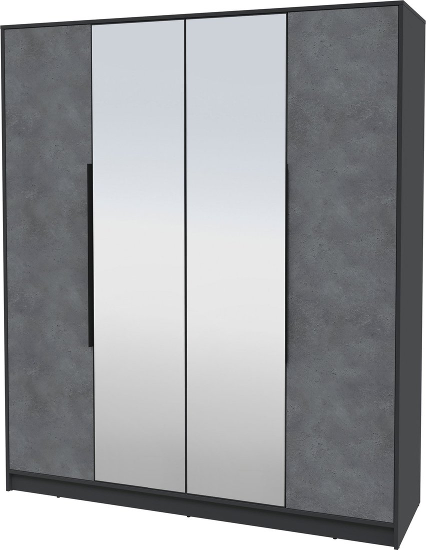 

Шкаф распашной Интерлиния Концепт КТ-Ш4з (бетон портленд/антрацит)