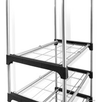 Стойка для одежды Sheffilton SHT-WR12 920124 (черный/хром лак)