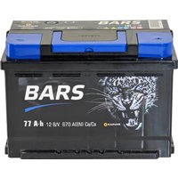 Автомобильный аккумулятор BARS R+ (77 А·ч)