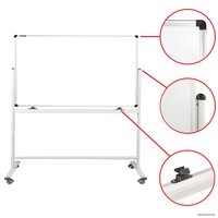 Магнитно-маркерная доска BRAUBERG Premium на стенде 100х150 см 236873 (белый)