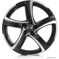 Литые диски Alutec Shark 17x7.5" 5x100мм DIA 63.3мм ET 35мм Racing Black Frontpolished