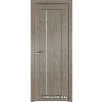 Межкомнатная дверь ProfilDoors 2.70XN L 50x190 (каштан темный, стекло матовое)