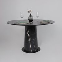 Кухонный стол Lepremo AV 1317 HPL+МДФ 1200 (черный тунис/черный)