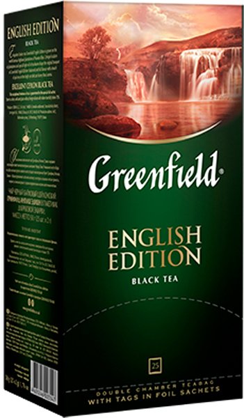 

Черный чай Greenfield English Edition 25 шт