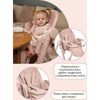 Высокий стульчик PEPPY Sommelier 2.0 (pink)