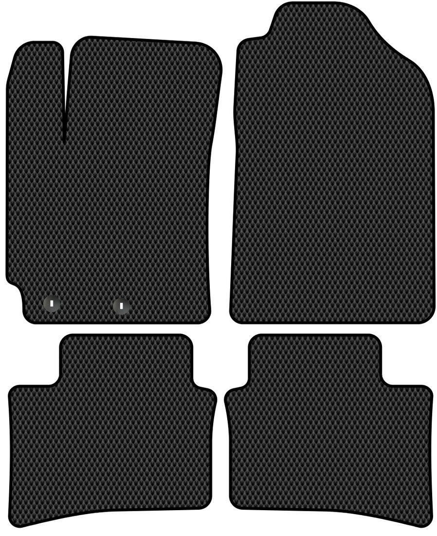 

Комплект ковриков для авто Alicosta Kia Rio IV (седан / FB) 2016 - Н.В. (черный, ромб)