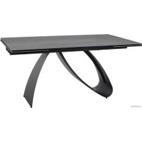 Кухонный стол Signal Diuna DIUNAJSZC160 (серый/черный матовый)