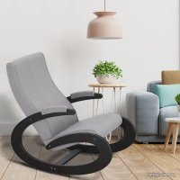 Кресло-качалка Glider Экси М (венге/серый Ultra Smoke)