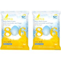 Пена для ванны детская Sativa Baby Care с лавандой и шалфеем №806 15 г