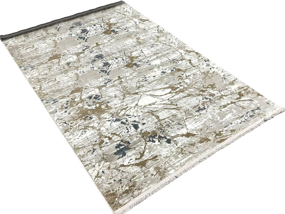 

Ковер для жилой комнаты Radjab Carpet Валенсия Прямоугольник 10538RK 0.8x1.5 (cream/vizon)