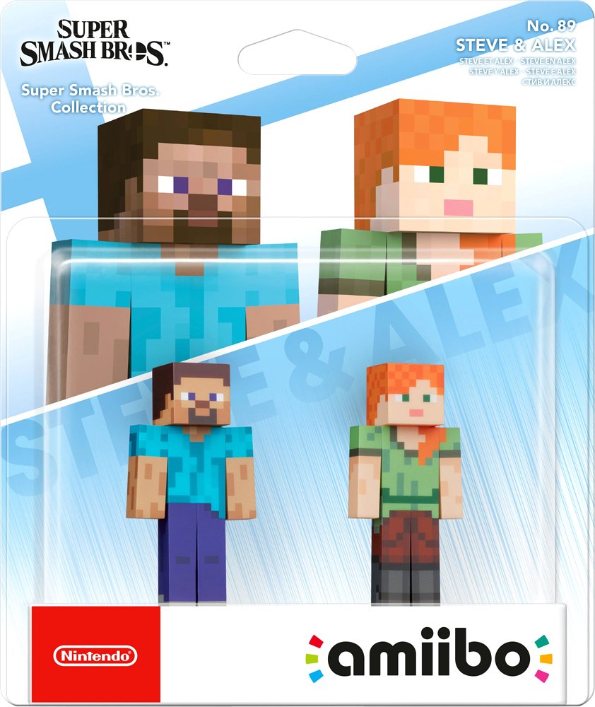 

Набор фигурок Nintendo Amiibo Стив и Алекс