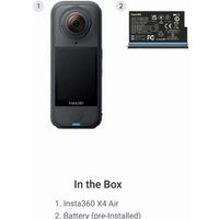 Экшен-камера Insta360 X4 Air (черный)