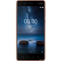 Смартфон Nokia 8 Dual SIM (глянцевый медный)