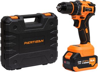 Дрель-шуруповерт Partisan AD-2180BL (с 2-мя АКБ, кейс)