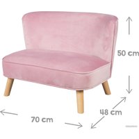 Детское кресло Roba Lil Sofa 450110MA (розовый)