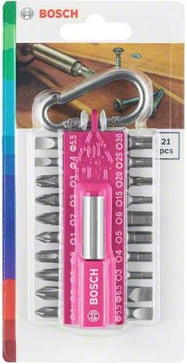 

Набор бит Bosch 2607002821 (21 предмет)