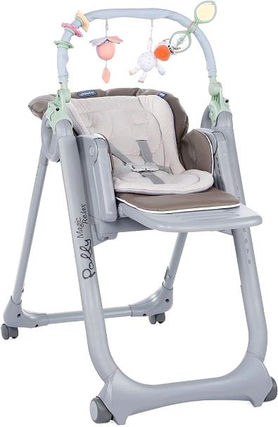 

Высокий стульчик Chicco Polly Magic Relax (серый)