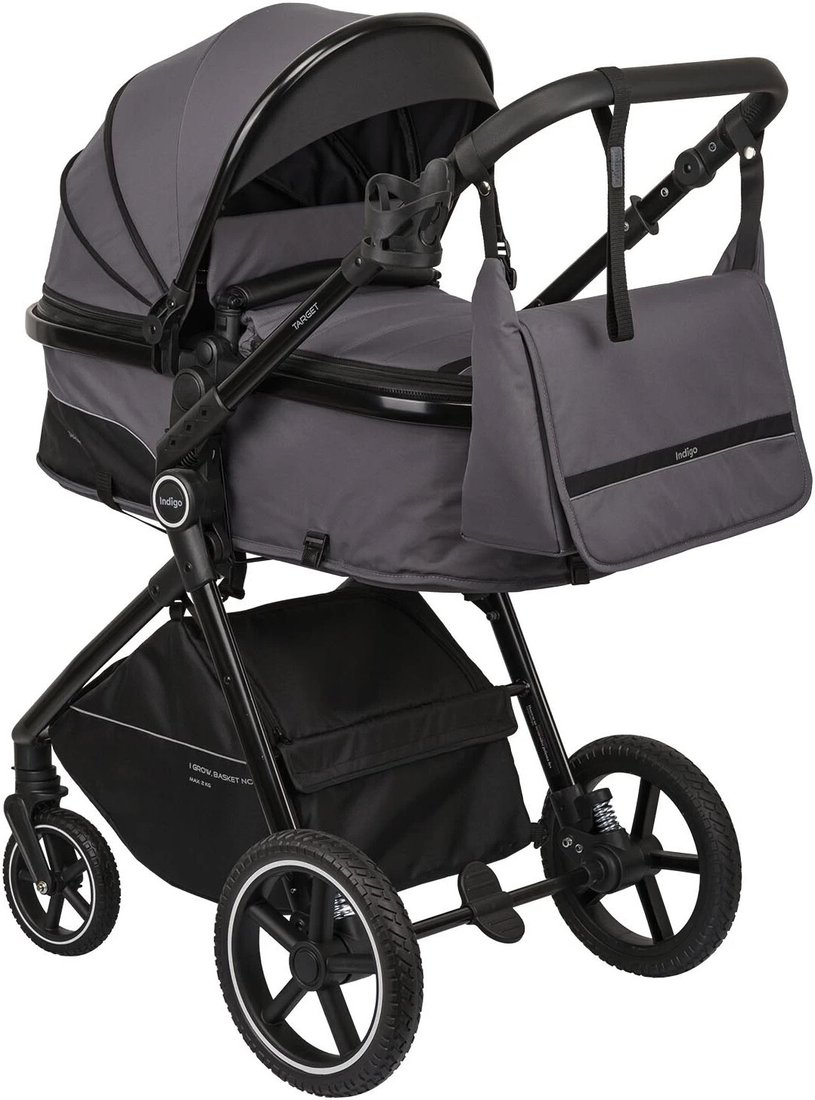 

Универсальная коляска Indigo Target (2 в 1, серый)