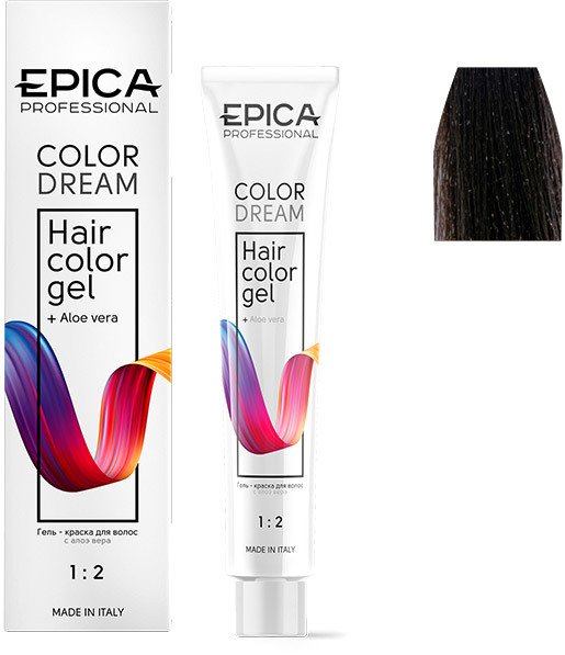 

Гель-краска Epica Professional Colordream 5.18 светлый шатен пепельно-жемчужный (100 мл)