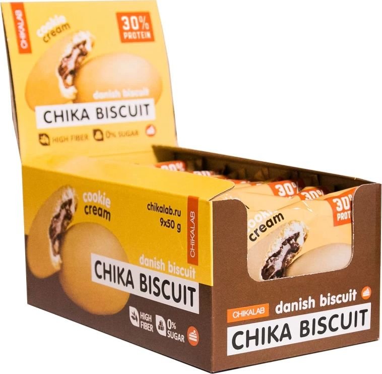 

Протеиновый бисквит/панкейк Chikalab Датский (50 г)