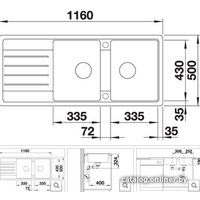 Кухонная мойка Blanco Legra 8 S 523163