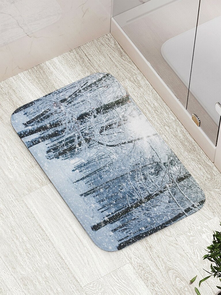 

Коврик для ванной JoyArty Лесные снега bath_5751