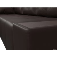 Угловой диван Mebelico Амадэус 109703 (левый, экокожа, коричневый)